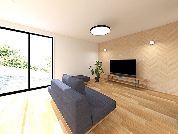 同仕様・リビング(パース)