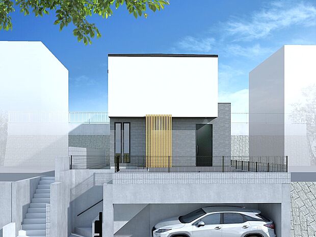 <建物外観イメージパース>