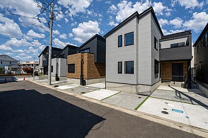 統一感ある街並み×ゆとりある分譲地
