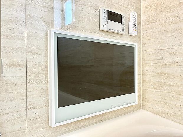 【浴室ＴＶ】浴室には22型テレビ！バスタイムも楽しく！