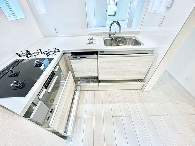 【スライド収納】使いやすさを優先したスライド式収納タイプ!