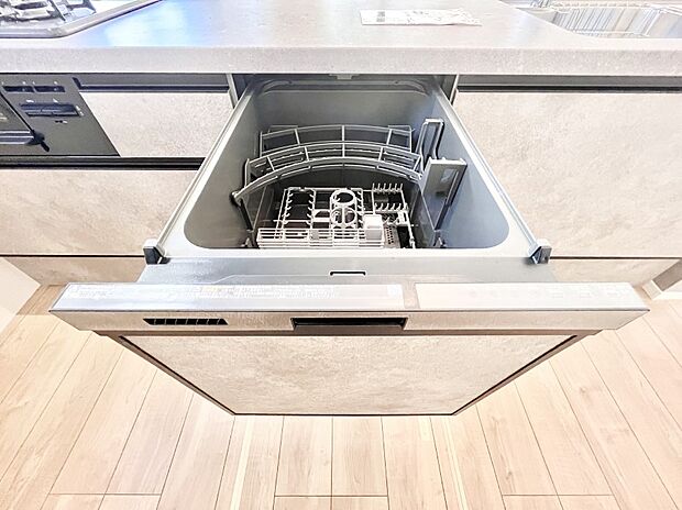 【食洗機】面倒なお片づけは食洗機にお任せ!家事の負担が減って、時間にも気持ちにもゆとりができます。