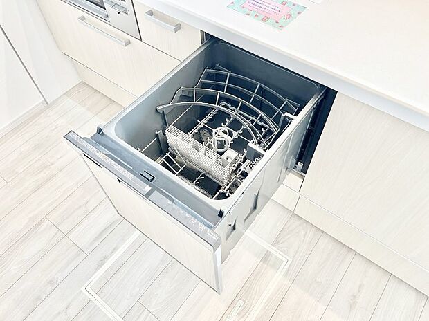 【食洗機】面倒なお片づけは食洗機にお任せ!家事の負担が減って、時間にも気持ちにもゆとりができます。