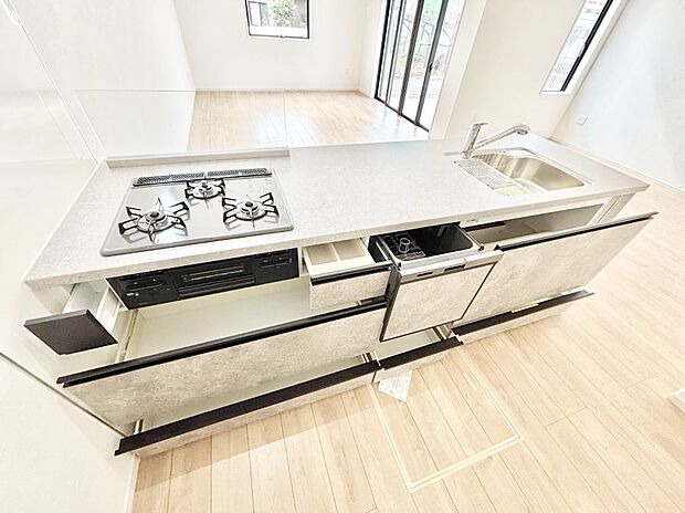 【スライド収納】使いやすさを優先したスライド式収納タイプ!