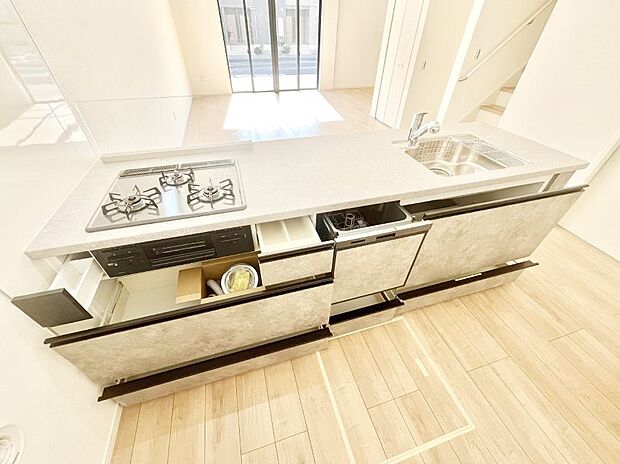 【スライド収納】使いやすさを優先したスライド式収納タイプ!