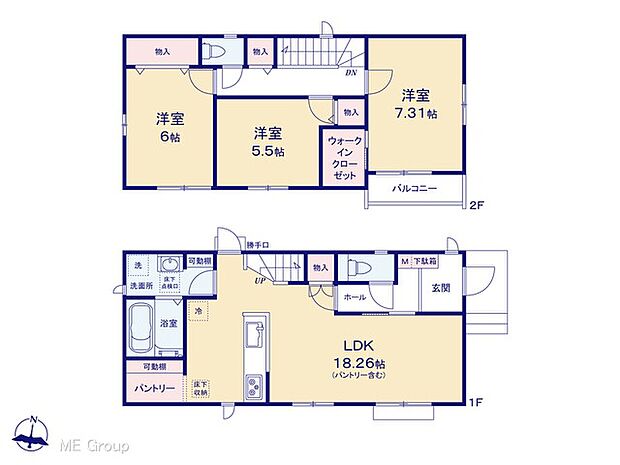 【3LDK】図面と異なる場合は現況を優先