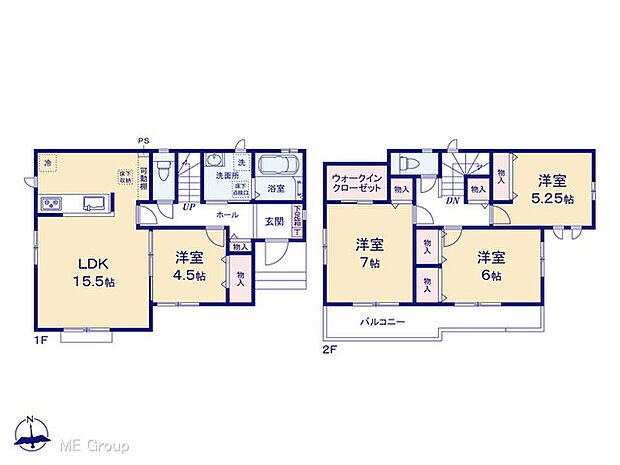 【4LDK】図面と異なる場合は現況を優先