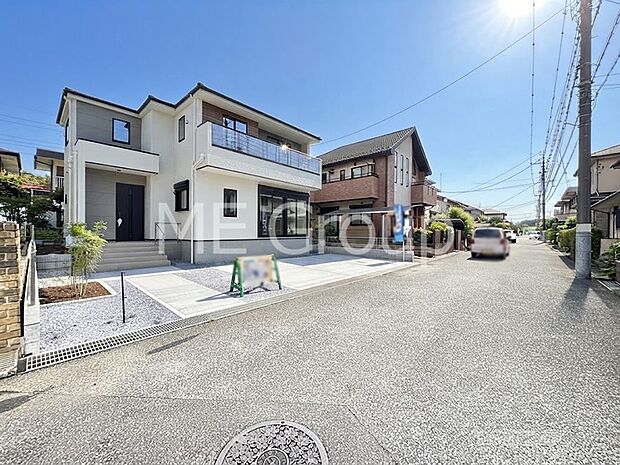 【前面道路含む現地写真】堂々完成!! ここから始まる新生活を応援いたします!