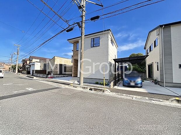 【前面道路含む現地写真】堂々完成!! ここから始まる新生活を応援いたします!