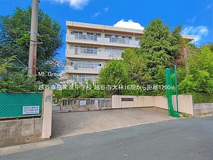 越谷市立栄進中学校 1200m