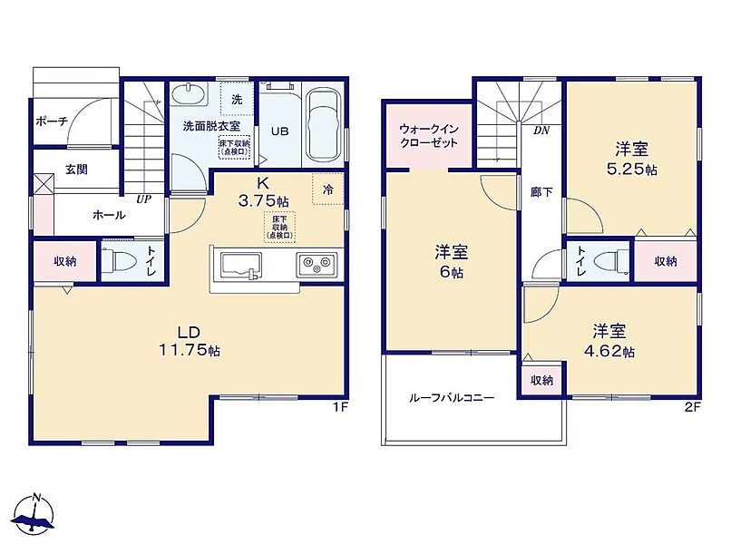 １号棟　間取り図