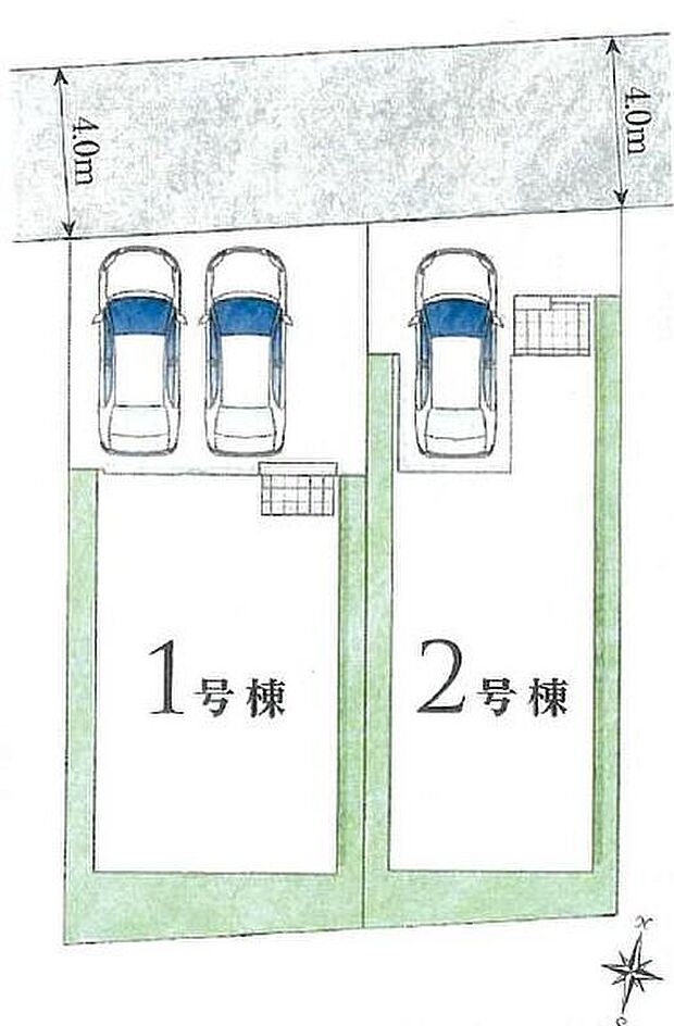 周辺は落ち着いた住宅街です♪教育施設・商業施設が周辺に多数あり住環境良好！カースペース１～２台分完備！