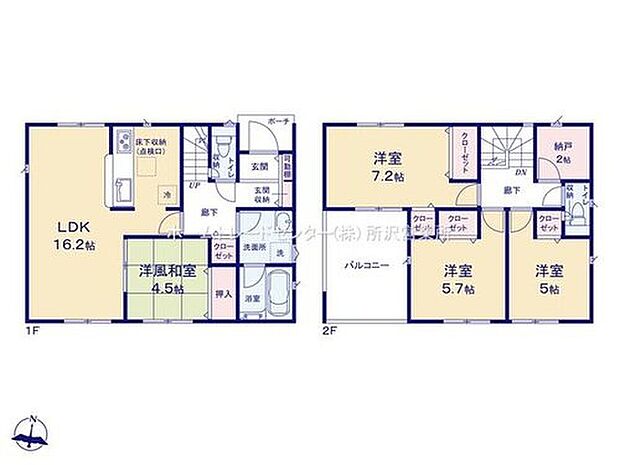２号棟　間取り図