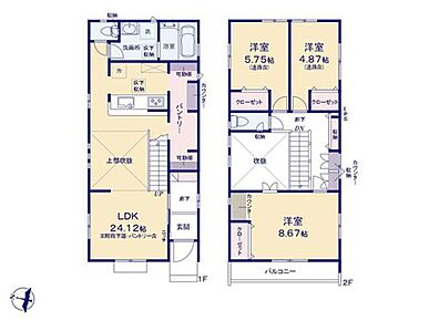 ☆LDK上部に吹き抜け☆
リビングには開放感あふれる吹き抜け！いつもの日も、ゆったりと過ごしたい休日も絵になる住まいです。 