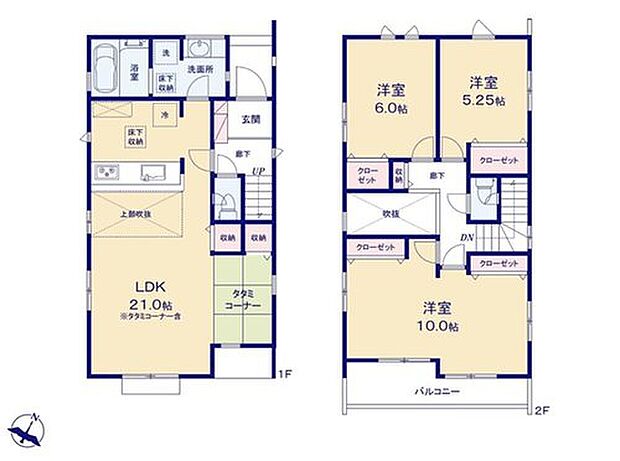 【3LDK】☆畳スペース付きLDK☆
リビングは畳スペースを含めると２１帖の大空間♪上部吹き抜け付きで開放感があります♪畳コーナーはお昼寝スペースやキッズコーナーにも最適です♪