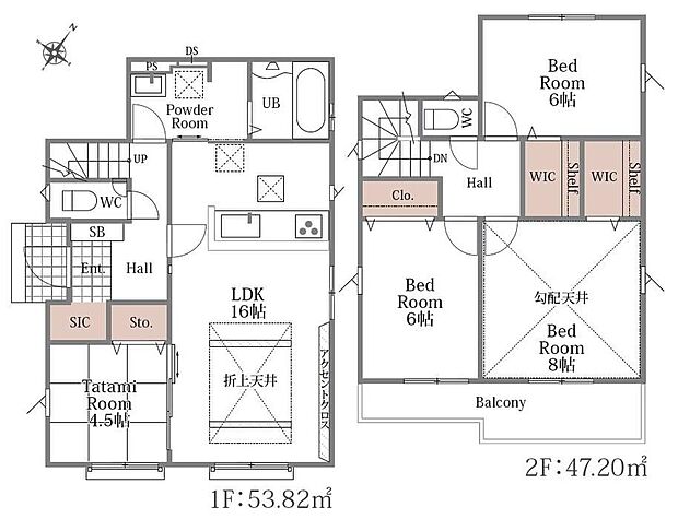 【4LDK】☆LDK横和室付き☆
キッズコーナーやお昼寝コーナーとして便利な和室付き。LDKとの間仕切りを開けると２１．５帖の大空間が広がります♪来客時には扉をしめてすっきりと見せることもできます♪