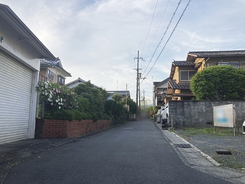 前道道路（北向き撮影）