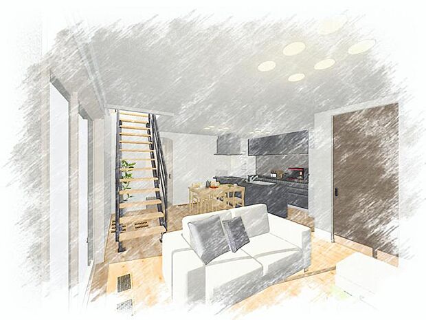 充実収納＆ママ目線の間取りプラン家族が快適に暮らすための「あったらいいな」が揃っています♪※完成イメージパース