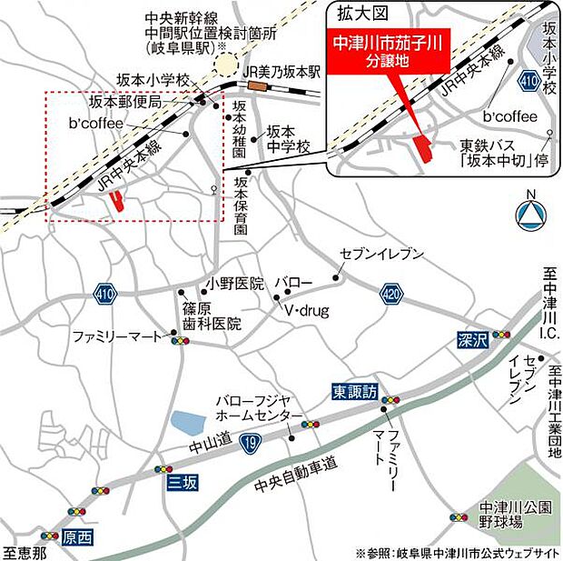現地案内図