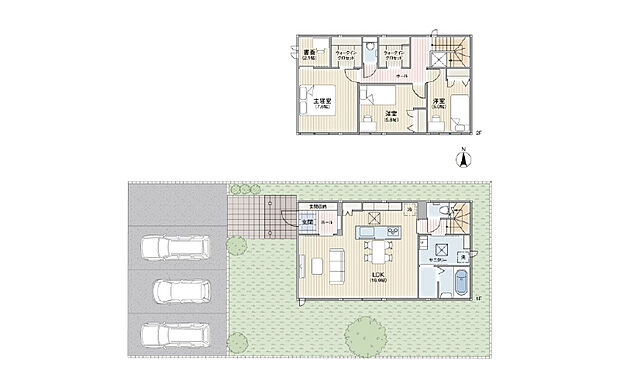 大門わかば幼稚園 まで徒歩約6~7分