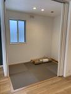 【【Jフレキシブルスペース】】建具で仕切れる畳スペースは使い方多種多様♪遊び場だったり寝る部屋だったり来客スペースだったり♪(2023年12月撮影)