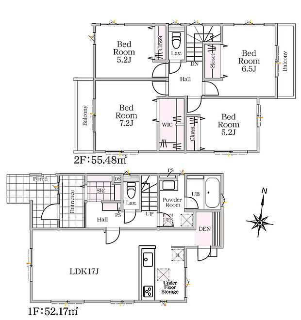 ☆1号棟間取図☆
