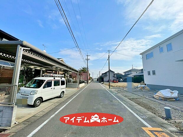 ●○●○前面道路写真○●○●
　　　平日の案内も可能です！
　お気軽にお問い合わせください！