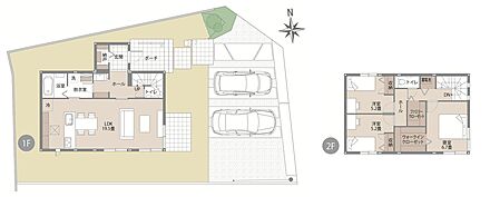 ※間取りに表示のある家具、調度品、植栽、自動車は価格に含まれません。 