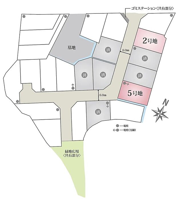 【全体区画図】この場所から、理想の暮らしが始まります♪
のびのび暮らせる、家族にやさしい住環境◎！