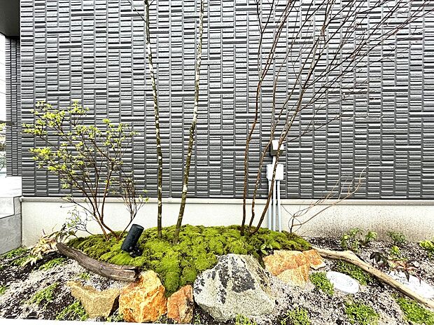 【現地外観写真】街並みに自然と溶け込む美しさが魅力。見る人に穏やかな印象を与える住まい。