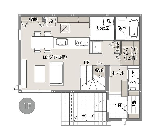 【4LDK】※間取りにある家具、調度品、植栽、自動車は価格に含まれません