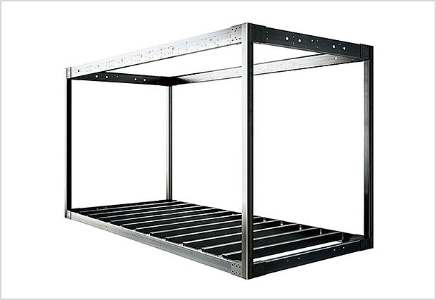 【高強度ユニット】数百年に一度の地震※にも備えるユニット
※住宅性能表示制度の耐震等級(倒壊防止)に基づきます。