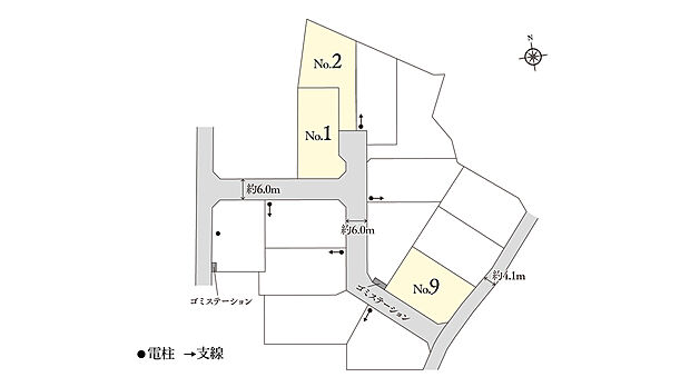 スマートハイムプレイス松野木 区画図
