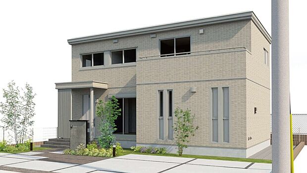 【No.8 ※外観イメージ】鉄骨系ユニット工法2階建
設備:太陽光発電5.56kW、蓄電池13.2kWh