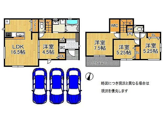 ４LDKの間取りです