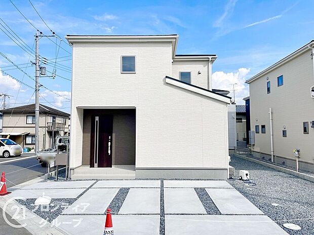 【外観】【７号棟】現地外観写真＼資金計画のお悩みお任せください！／最新FPシステムを使った資金計画のシミュレーションや専属のファイナンシャルプランナーがお金回りの整理をお手伝いします！住宅ローンもお任せ♪