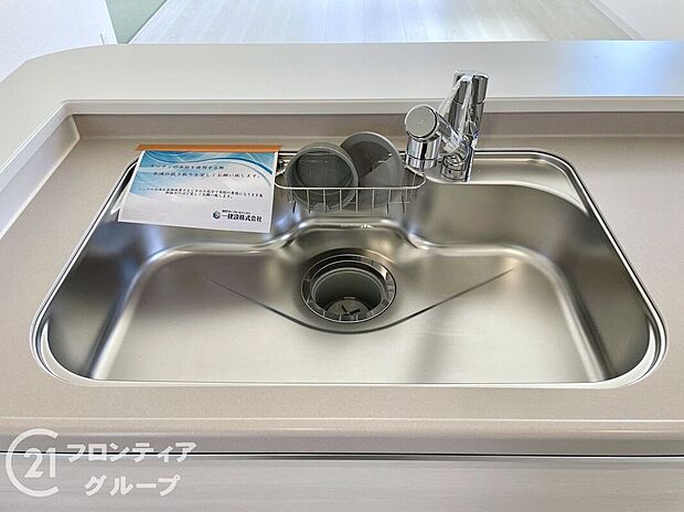 【その他設備】ワイドシンクなので家族が増えても洗い物楽々です