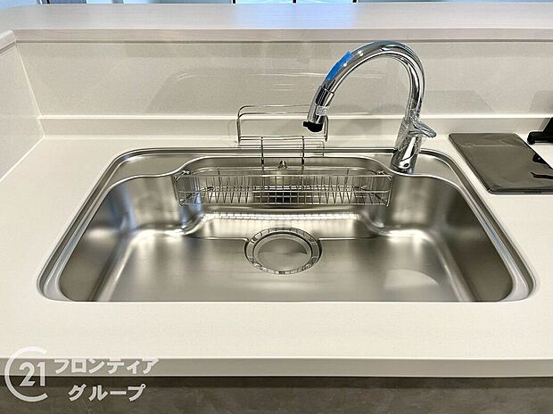 【その他設備】ワイドシンクなので家族が増えても洗い物楽々です