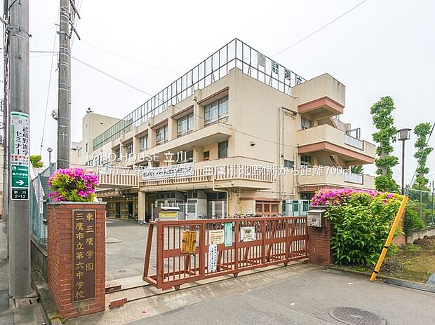 三鷹市立第六中学校(約700m)