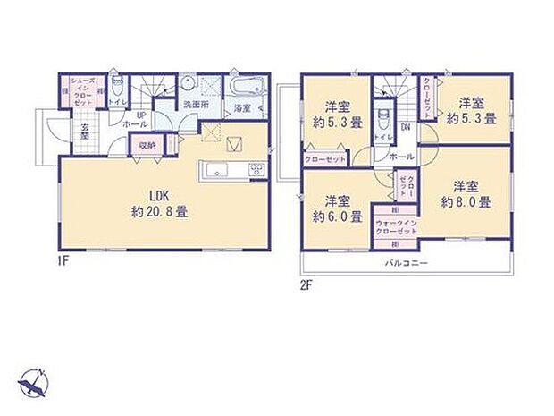 4440万円、4LDK、土地面積151.93m2、建物面積109.3m2