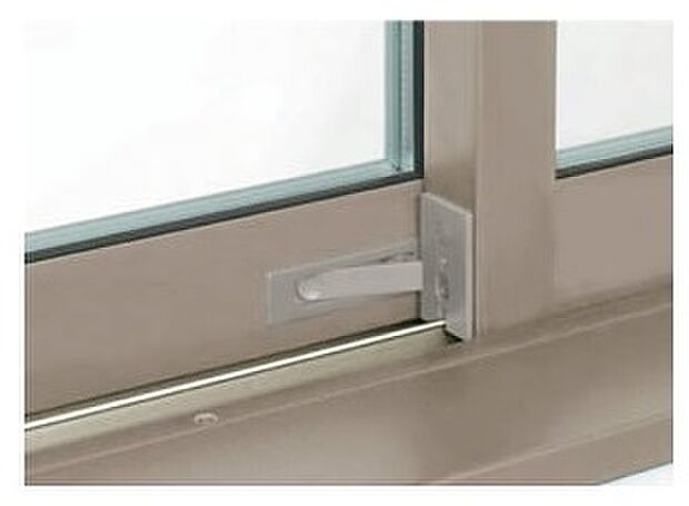 【内鍵付き窓】内鍵付き窓で防犯面も安心です