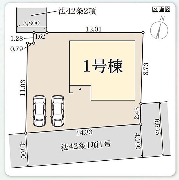 【配置図】南向き日当たり良好です♪