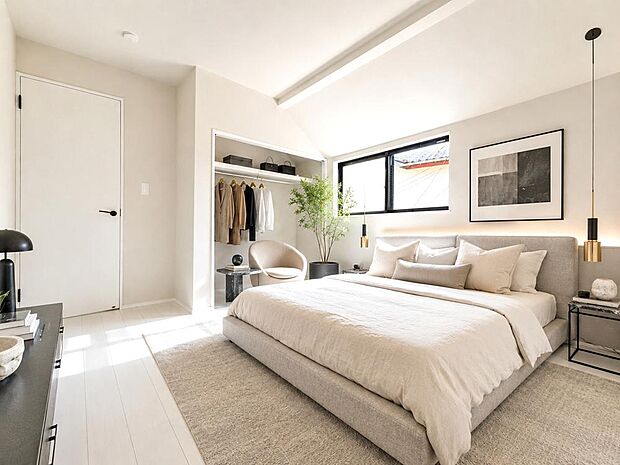 「どういう家具を置こうかな」とわくわくする。自分好みのこだわりのお部屋にしてオンリーワンの部屋でゆったりと寛ごう。  ※置物・家具はCGによるイメージです。本物件には付帯しません。