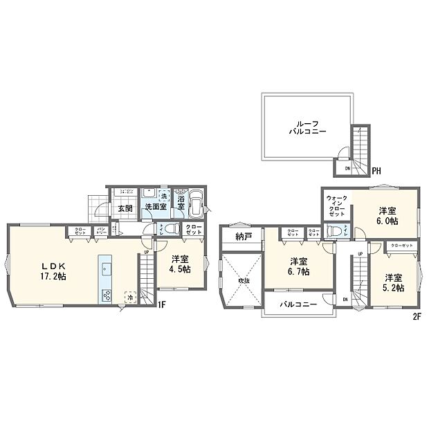 【4LDK】20号棟間取図