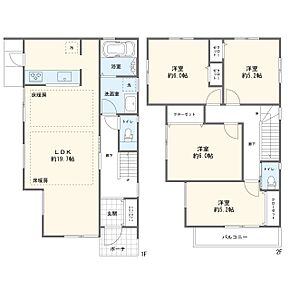 間取図8号棟 