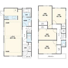 間取図9号棟 