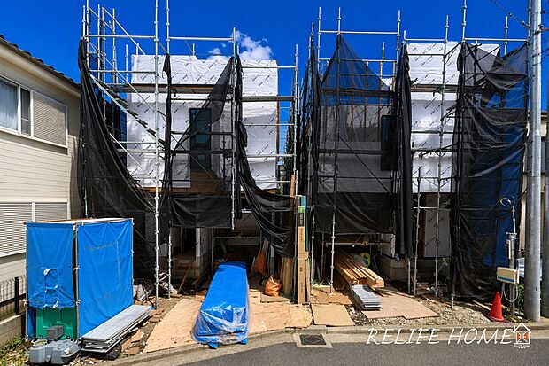 ■Appearance■一戸建てを中心とした街並みが整然と続き、周辺は高い建物が建っていないので、採光や開放性に恵まれ、空が広く緑の多い閑静な趣を感じる環境です。