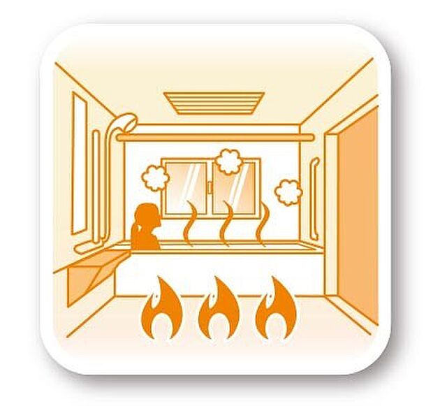 【給湯パネル】設定した温度・湯量で自動的に給湯されます。追い炊き機能付きなので利用する時間がバラバラでも安心です。