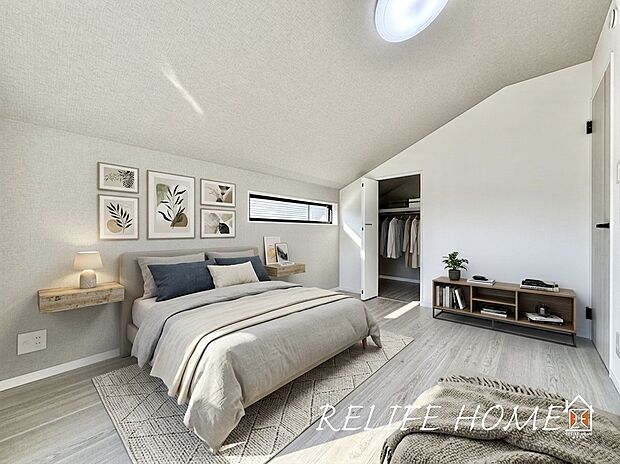 【リビング以外の居室】■Style room■  ※本画像はAIがCGで家具作成しており、実際の現地に家具は設置されておりません。また、販売価格に家具等は含まれておりません。（C号棟）