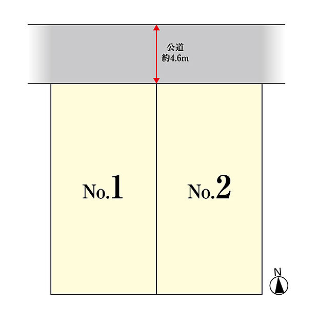 【敷地50坪超】ゆとりの広さを確保した全2区画